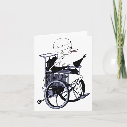 フィンケルスタイン博士の狂った科学者ベイビー カード (正面)