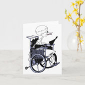 フィンケルスタイン博士の狂った科学者ベイビー カード (黄色い花)