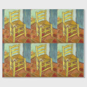 フィンセントバンゴッホパイプ付き椅子 ラッピングペーパー (フラット)