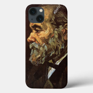 フィンセント・ファン・ゴッホによるひげを生やした老人の肖像画 iPhone 13ケース