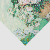 フィンセント・ファン・ゴッホによる花瓶の静物画のバラ 薄葉紙 (詳細)