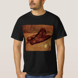 フィンセント・ファン・ゴッホによる『にらとタラの静物画』 Tシャツ