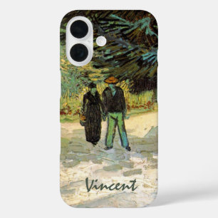 フィンセント・ファン・ゴッホによる『カップルがいる公園』 iPhone 16ケース