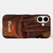 フィンセント・ファン・ゴッホによる「壺の中の静物画の筆」 Case-Mate iPhoneケース (裏面 (横))