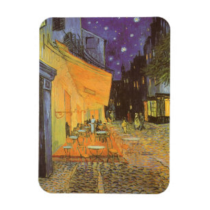フィンセント・ファン・ゴッホによる「夜のカフェテラス」 マグネット