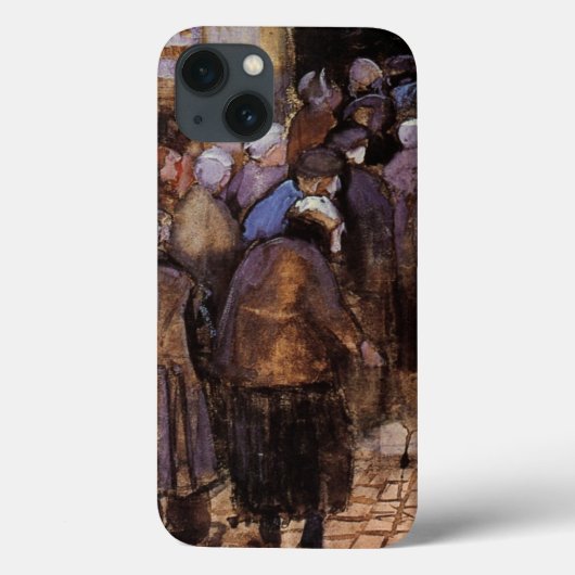 フィンセント・ファン・ゴッホによる『貧者と金』 Case-Mate iPhoneケース (裏面)