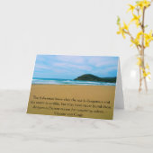 フィンセント・ファン・ゴッホのやる気を起こさせるな引用文 カード (黄色い花)