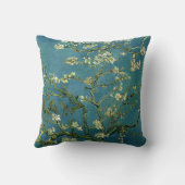 フィンセント・ファン・ゴッホのアーモンドの花のクッション クッション (裏面)