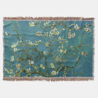 フィンセント・ファン・ゴッホのアーモンドの花の敷物 スローブランケット