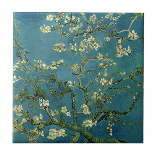 フィンセント・ファン・ゴッホのアーモンドの花の製陶術 タイル