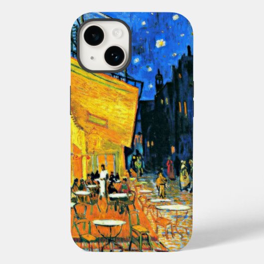 フィンセント・ファン・ゴッホのカフェテラス Case-Mate iPhoneケース (裏面)