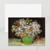 フィンセント・ファン・ゴッホのジニアの花の花瓶 (正面/裏面)
