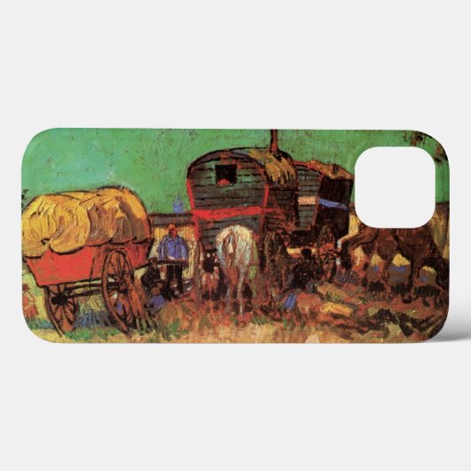フィンセント・ファン・ゴッホのジプシーとキャラバン Case-Mate iPhoneケース (裏面 (横))