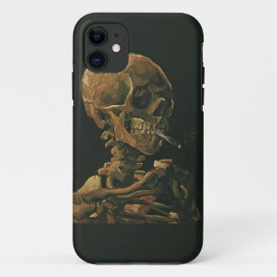 フィンセント・ファン・ゴッホのスカルの喫煙のタバコ iPhone 11 ケース