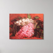 フィンセント・ファン・ゴッホのピンクのライラックStill Life Flower キャンバスプリント (正面)
