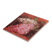 フィンセント・ファン・ゴッホのピンクのライラックStill Life Flower タイル (側面)