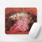 フィンセント・ファン・ゴッホのピンクのライラックStill Life Flower マウスパッド (マウス)