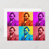 フィンセント・ファン・ゴッホのポップアート ポストカード (正面/裏面)