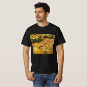フィンセント・ファン・ゴッホの二匹のウサギのいる野原 Tシャツ (正面フル)