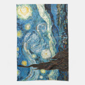 フィンセント・ファン・ゴッホの星明かりの夜 キッチンタオル (縦)