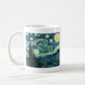 フィンセント・ファン・ゴッホの星明かりの夜 コーヒーマグカップ (左)