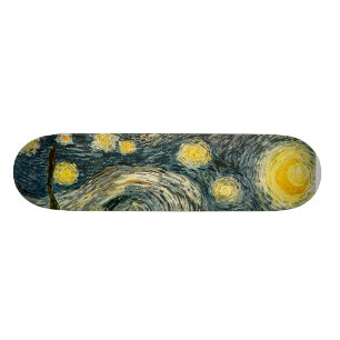 フィンセント・ファン・ゴッホの星明かりの夜(1889年) スケートボード