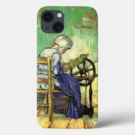フィンセント・ファン・ゴッホの紡ぎ機 Case-Mate iPhoneケース (裏面)