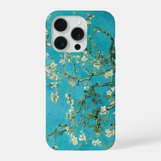 フィンセント・ファン・ゴッホの絵画「アーモンドの花」 iPhoneケース (裏面)