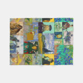 フィンセント・ファン・ゴッホの絵画 フリースブランケット (正面(横))