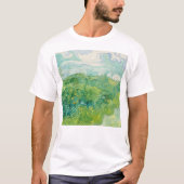 フィンセント・ファン・ゴッホの絵画 緑の麦畑 Tシャツ (正面)