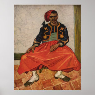 フィンセント・ファン・ゴッホの絵画"Zouave" (1888年) ポスター
