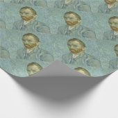 フィンセント・ファン・ゴッホの自画像のクラシックな芸術作品 ラッピングペーパー (角)