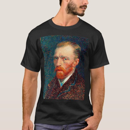 フィンセント・ファン・ゴッホの自画像 Tシャツ (正面)