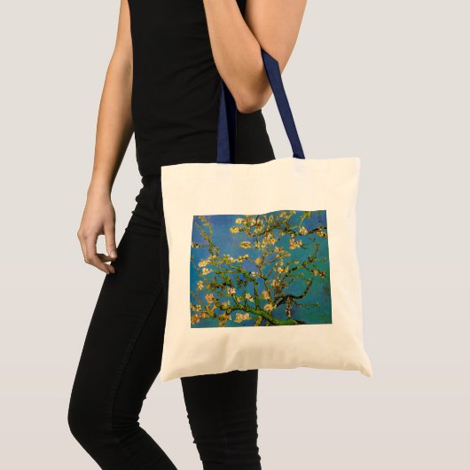 フィンセント・ファン・ゴッホの花咲くアーモンドの木 トートバッグ (正面(商品))