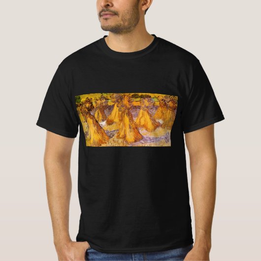 フィンセント・ファン・ゴッホの麦の束 Tシャツ (正面)