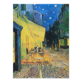 フィンセント・ファン・ゴッホの「夜のカフェテラス」 フォトプリント