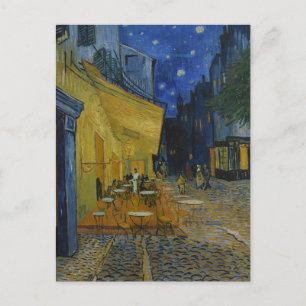 フィンセント・ファン・ゴッホの「夜のカフェテラス」 ポストカード