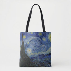 フィンセント・ファン・ゴッホの「星月夜」 トートバッグ