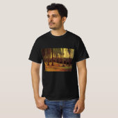 フィンセント・ファン・ゴッホの「森の縁」 Tシャツ (正面フル)