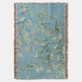 フィンセント・ファン・ゴッホ著アーモンドの花 スローブランケット (正面縦)