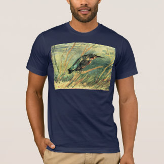 フィンセント・ファン・ゴッホ著カワセミ Tシャツ