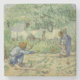 フィンセント・ファン・ゴッホ著キビの後の第一歩 ストーンコースター
