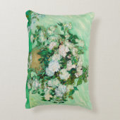 フィンセント・ファン・ゴッホ著バラが付いているつぼ アクセントクッション (裏面(縦))