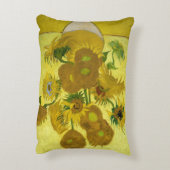 フィンセント・ファン・ゴッホ著ヒマワリ アクセントクッション (裏面(縦))