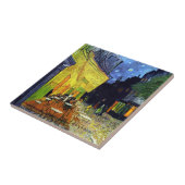 フィンセント・ファン・ゴッホ著夜のカフェ台地 タイル (側面)