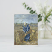 フィンセント・ファン・ゴッホ著小作農の女性の結合の束 ポストカード (スタンド正面)