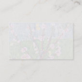 フィンセント・ファン・ゴッホ著活気付くモモ木 名刺 (裏面)