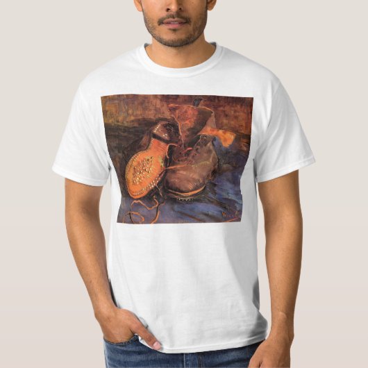フィンセント・ファン・ゴッホ著靴 Tシャツ (正面)