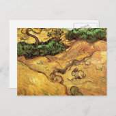 フィンセント・ファン・ゴッホ著2匹のウサギが付いている分野 ポストカード (正面/裏面)