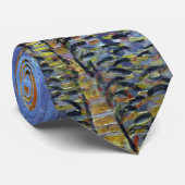 フィンセント・ファン・ゴッホ1888年著夜のカフェ台地 ネクタイ (ロール)